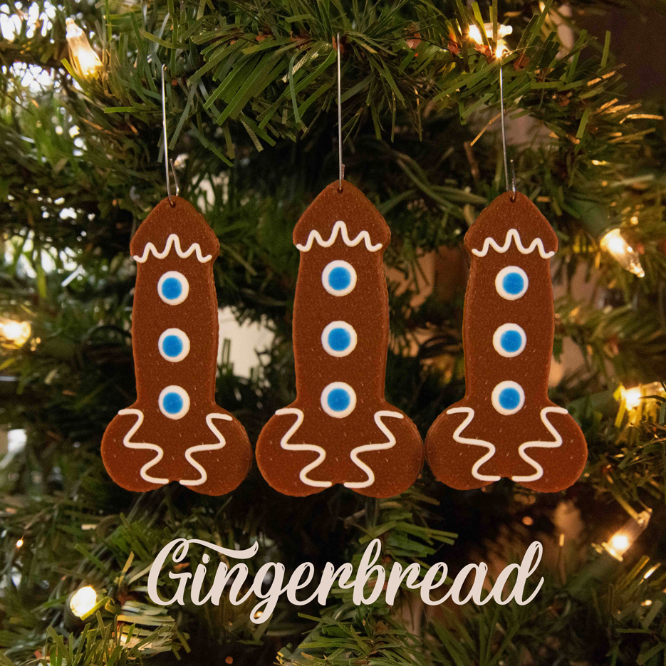 Christmas C*ck Ornament Gingerbread